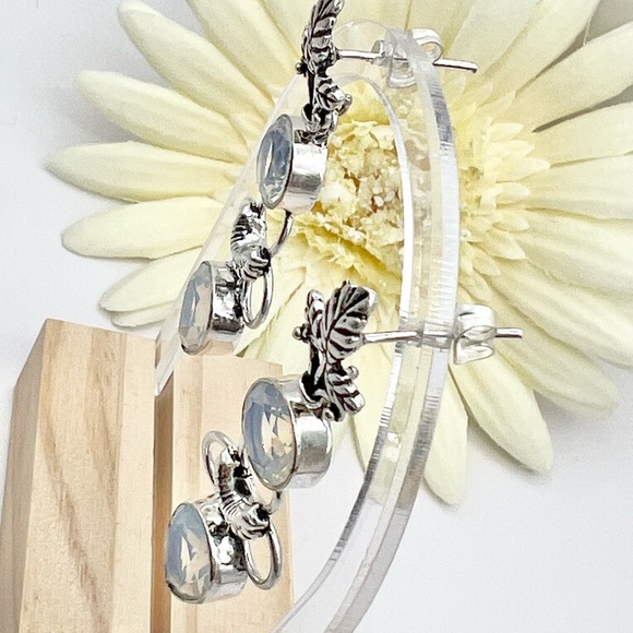 OWYHEE OPAL EARRINGS - Picture 11 of 12